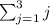 \sum _{j=1}^3j