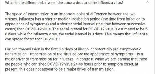 What are some major differences between the 1918 influenza, and today’s coronavirus pandemic?