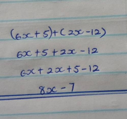 What is (6x+5)(2x-12)?