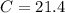 C=21.4