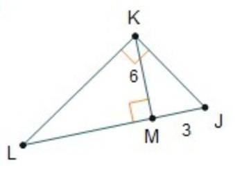 What is the length of line segment KJ? 2 \sqrt{3} units 3 \sqrt{2} units 3 \sqrt{3} units 3 \sqrt{5}