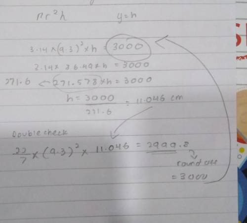 PLEASE HELP ME  Find the value of y. Use 3.14