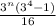 \frac{3^n(3^4 - 1)}{16}