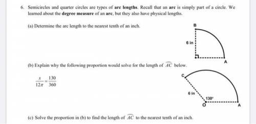 Semicircles and quarter circles are types of arc lengths. Recall that an arc is simply part of a cir