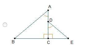 Which diagram can be used to prove AABC – ADEC using similarity transformations?

А
E
B
D
А
D
В
С
