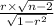 \frac{r \times \sqrt{n-2} }{\sqrt{1 -r^{2} } }