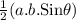 \frac{1}{2} (a.b.\text{Sin}\theta)