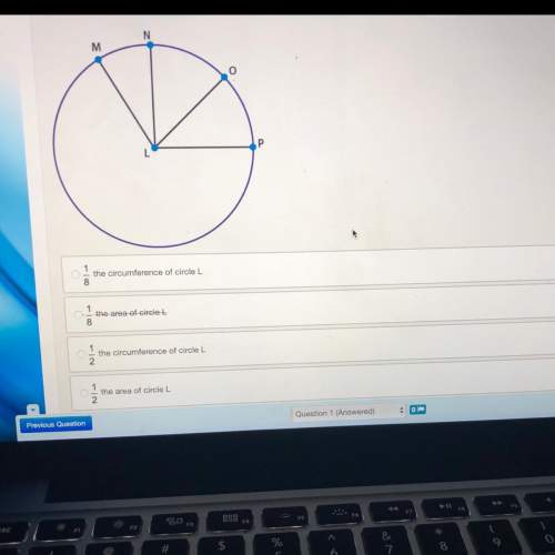 In circle l, arc op is 45 degrees and the radius is 5 units. which statement best describes the leng