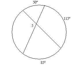 Find the measure of the numbered angle. a. 62.5 b. 105 c. 112.5 d. 115