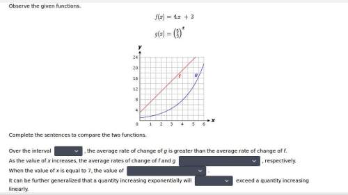 Markin ! plz !  over the interval (13), the average rate of change of g is greate