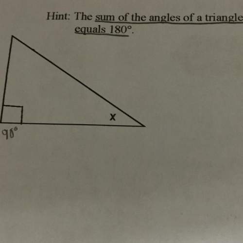Problem: find the measure of the missing angle