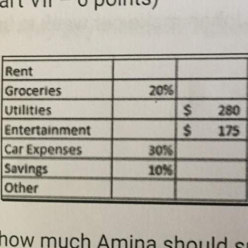 Amina makes $48,000 per year before taxes, and take home around $3500 each month. given below is an
