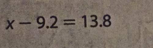 X9.2 13.8 can someone show me how to solve this