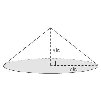 Can someone smart actually me  what is the exact volume of the cone?