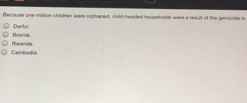 Because one million children were orphaned, child-headed households were a result of the genocide in