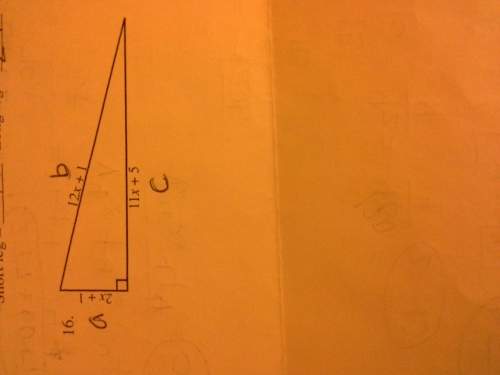 Iam having trouble with this problem. i need to find the lengths of this right triangle. how would y