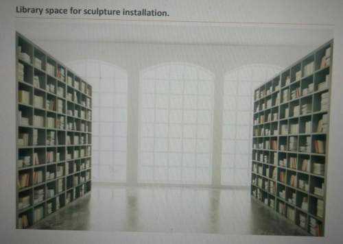 Alibrary has hired you to install a sculpture in one of its spaces. describe the type of sculpture y