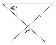What is the value of x in the figure? (figure included.)
