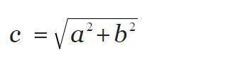 What are the formulas for right triangles