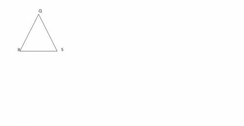 Which statements are true about triangle qrs?  check all that apply. the side opposite ∠q is rs. the