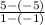 \frac{5-(-5)}{1-(-1)}