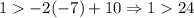 1-2(-7)+10\Rightarrow 124