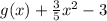 g(x) + \frac{3}{5} x^2 - 3