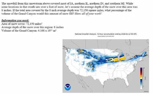 The snowfall from this snowstorm above covered most of IA, northern IL, northern IN, and southern MI