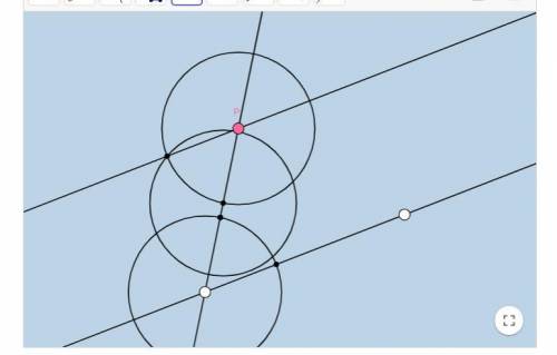 Line m and point P are shown below. Part A: Using a compass and straightedge, construct line n paral