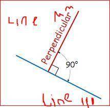 Three students attempt to define what it means for lines lll and mmm to be perpendicular. Can you ma