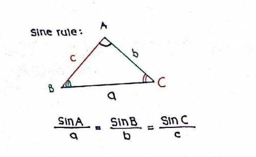 Part 2. Laws of sines. Please show work. Round answer to the nearest tenth.