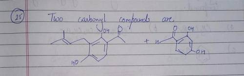 What two carbonyl compounds are required for the synthesis of morachalcone?