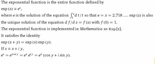 How do i write an exponential function?