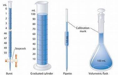 The instrument used to measure the volume of a liquid is the...