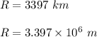 R=3397\ km\\\\R = 3.397\times 10^6\ m
