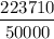 $\frac{223710}{50000}$