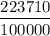 $\frac{223710}{100000}$