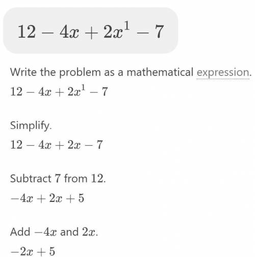 12-4x+2x1-7 standard form