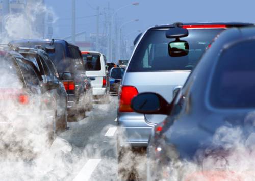 1. What is one of the largest sources of air pollution?

forest fires
volcanoes
automobile emissions
