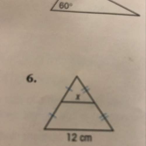 Find the value of x i need on number 6