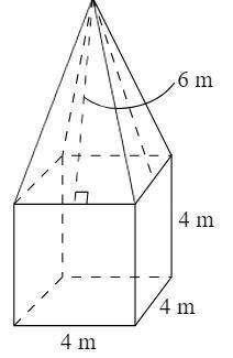 Identify the surface area of the composite figure. explain it step-by-step.