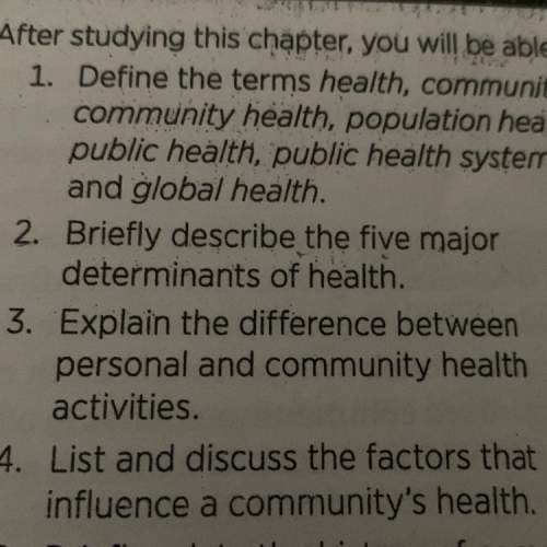 Difference between personal &amp; community health activities?