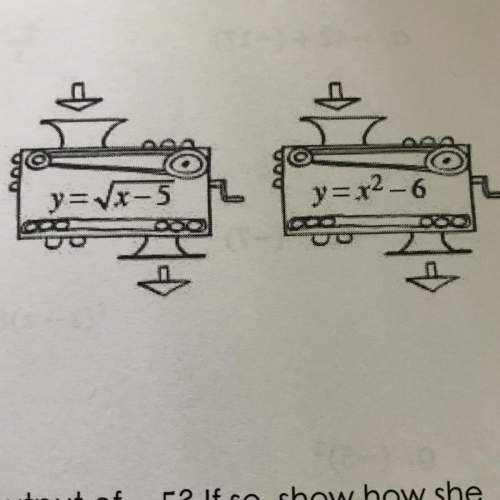 Angelica is working with function machines. she wants to put them in order so that the output of the