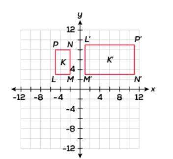 What is the least number of transformations performed to create similar rectangle k' from rectangle