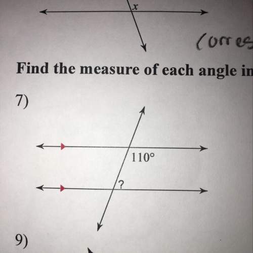 Find the measure of each angle indicated. 7)