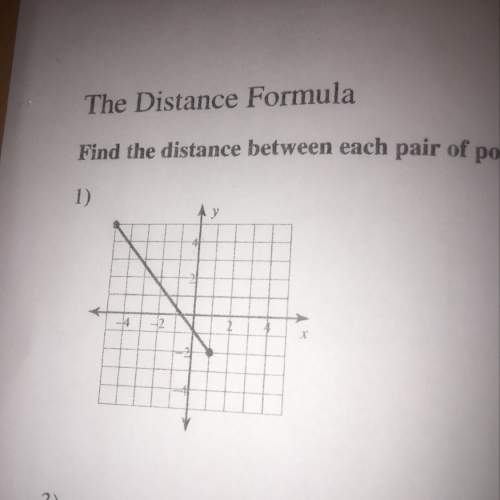 Find the distance between each pair of points. round to the nearest tenth, if possible.
