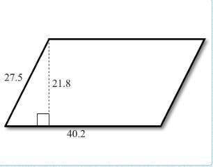 Answer quick! which figure has the same area as the parallelogram?