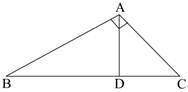 Seth is using the figure shown below to prove pythagorean theorem using triangle similarity.