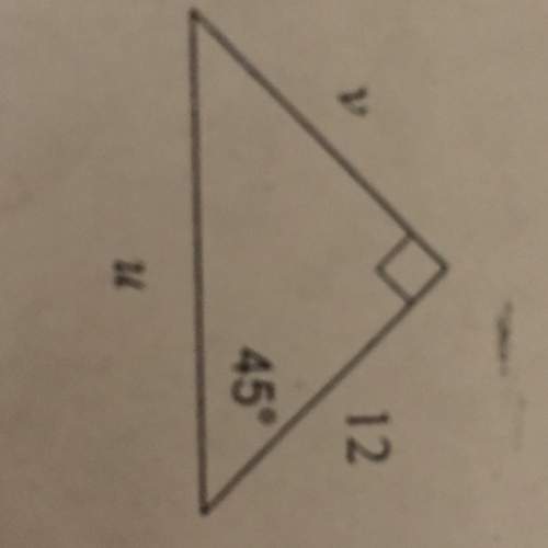 How to do radicals in a 45-45-90 triangle?