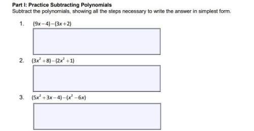 Hey guys so i have 3 subtraction questions about polynomials anyone good with algebra? ? in&lt;